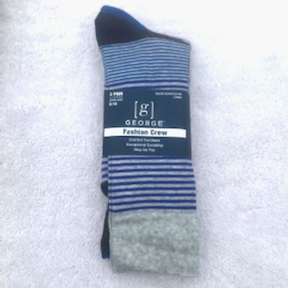 Size: 6-12 Dress Socks (3) Pair Sleeve . Mixed Colors . New In Sleeve